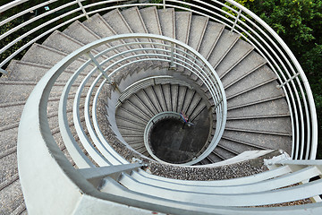 Image showing Spiral staircase