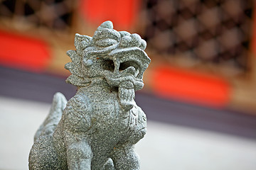 Image showing Lion statue