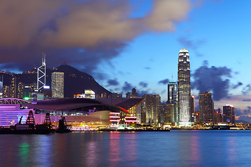 Image showing Hong Kong at night