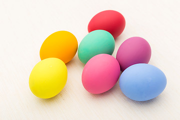 Image showing Colourful easter egg