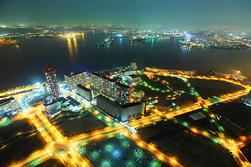 Image showing Osaka cityscape