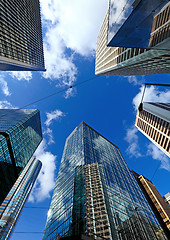 Image showing Modern building from low angle