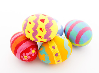 Image showing Painted easter egg