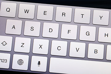 Image showing Qwerty keyboard