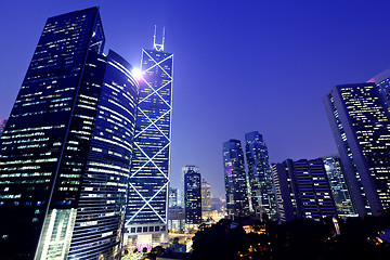 Image showing Hong Kong commercial district