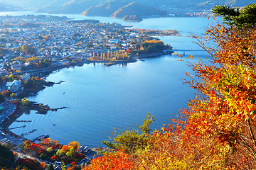 Image showing Japanese lake kawaguchi