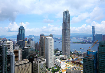 Image showing Commercial district in Hong Kong