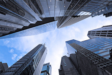 Image showing Modern building from low angle