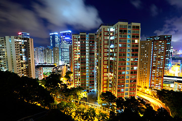 Image showing Hong Kong cityscape at night