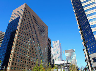 Image showing Commercial district in Tokyo