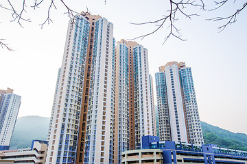 Image showing Residential district in Hong Kong