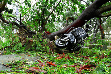 Image showing Demaged after typhoon attack