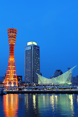 Image showing Kobe city at night