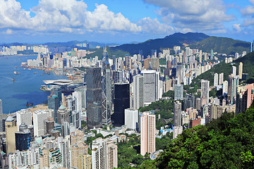 Image showing Hong Kong downtown