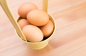 Image showing Egg in bucket