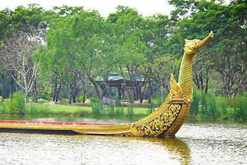 Image showing Dragon boat in Thailand