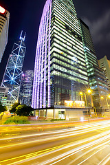 Image showing Busy traffic in Hong Kong