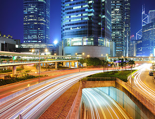 Image showing Busy traffic in Hong Kong