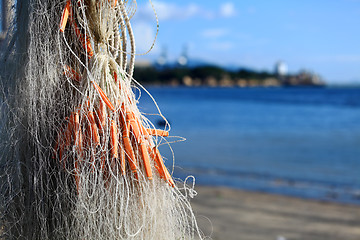 Image showing Fishery net