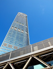 Image showing Modern building to sky