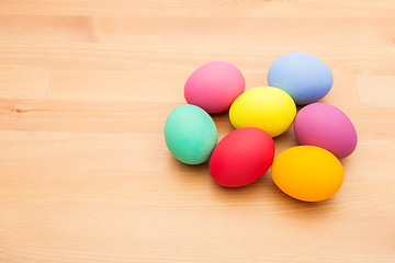 Image showing Colourful easter egg