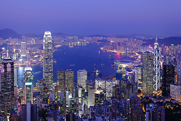 Image showing Hong Kong skyline