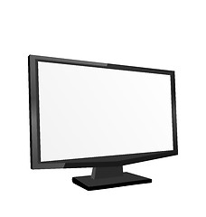 Image showing Screen monitor isolated on white background