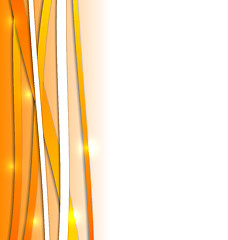 Image showing Abstract orange background with lines