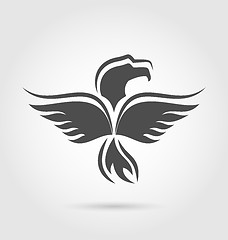 Image showing Eagle symbol isolated on white background