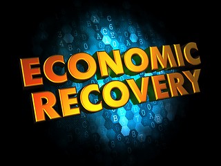 Image showing Economic Recovery Concept on Digital Background.