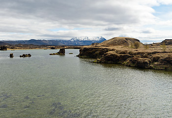 Image showing Myvatn lake, Iceland