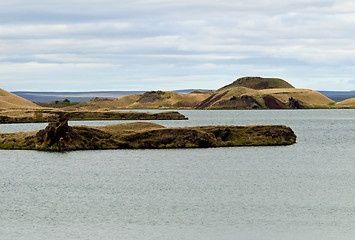 Image showing Myvatn lake, Iceland