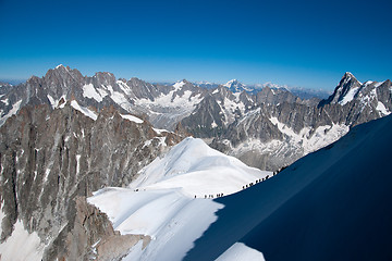 Image showing Alps mountain in summer