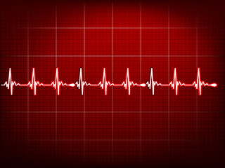 Image showing Abstract heart beats cardiogram. EPS 10