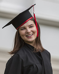 Image showing Happy Graduating Woman