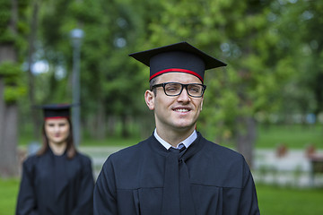 Image showing Portrait of a Young Man in the Graduation Day
