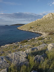 Image showing Morning light on the island