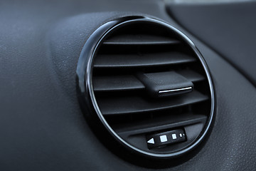 Image showing Details of air conditioning in modern car