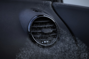 Image showing Details of air conditioning in modern car