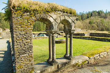 Image showing Ruins of lyse abbey monastery