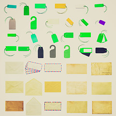 Image showing Retro look Stationery collage