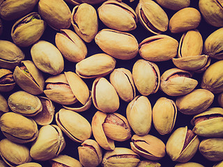 Image showing Retro look Pistachios picture