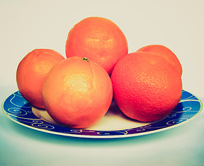 Image showing Retro look Oranges