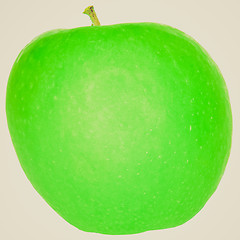 Image showing Retro look Apple isolated