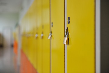 Image showing student lockers