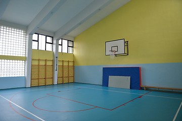 Image showing school gym indoor