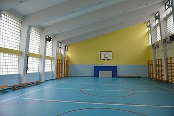 Image showing school gym indoor