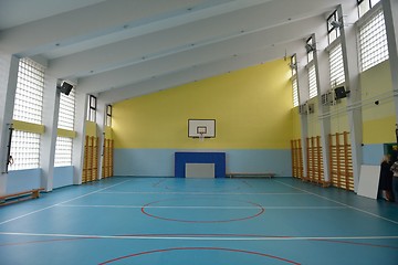 Image showing school gym indoor