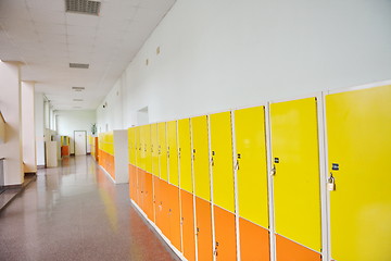 Image showing student lockers