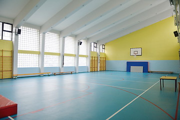 Image showing school gym indoor